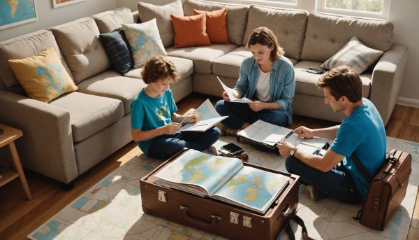 Les vacances famille demandent une bonne logistique.